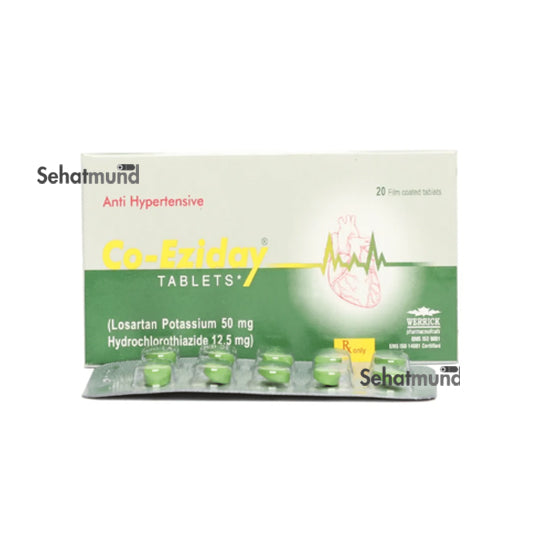 Co-Eziday Tablets 50mg