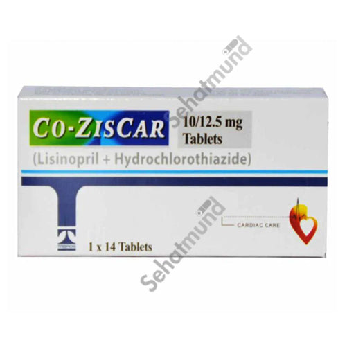 Co-Ziscar Tablets 10mg/12.5mg