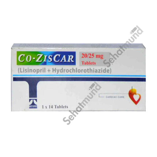 Co-Ziscar Tablets 20mg/25mg