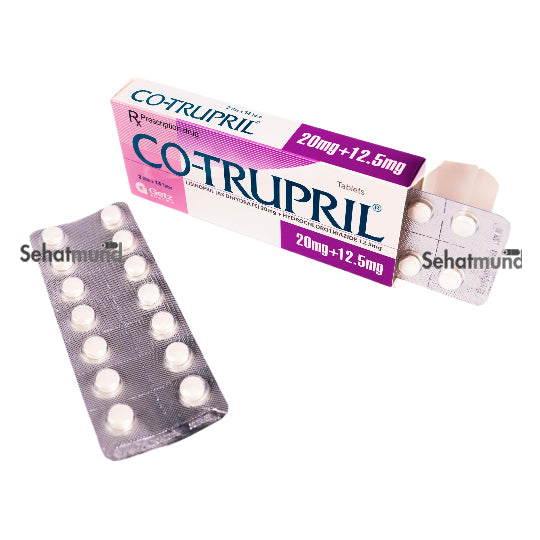 Co-Trupril Tablets 20mg+12.5mg