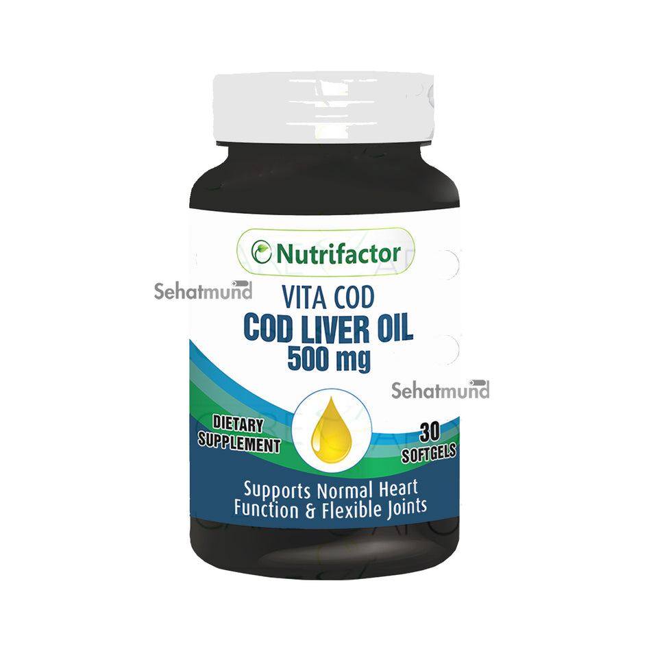 Cod Liver Oil Softgel Capsules 500mg