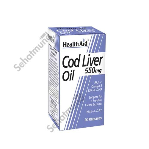 Cod Liver Oil Healthaid Capsules 550mg