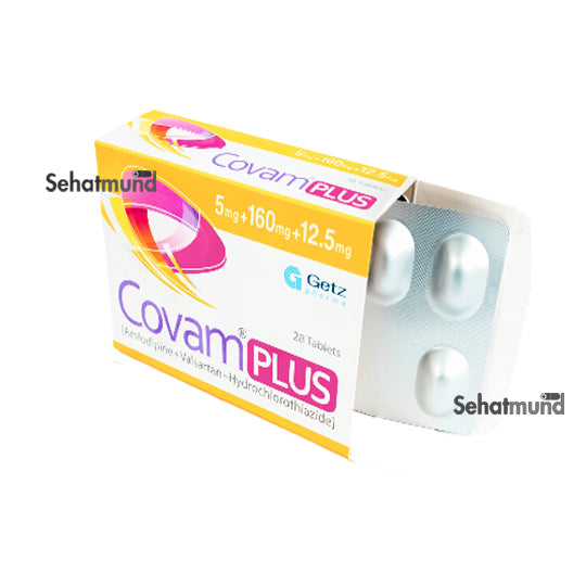 Covam Plus Tablets 5mg+ 160mg+12.5mg