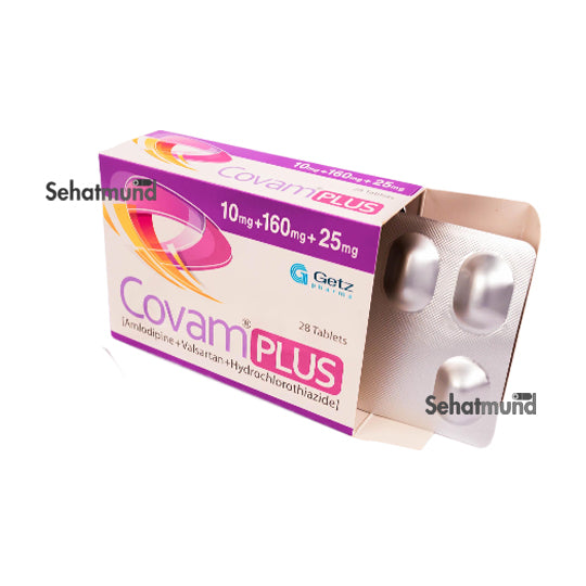 Covam Plus Tablets 10mg+160mg+25mg