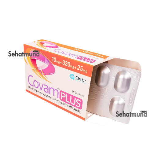 Covam Plus Tablets 10mg+320mg+25mg