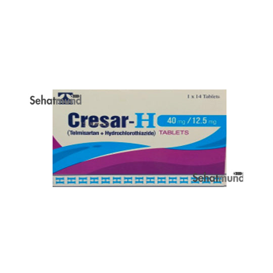 Cresar H Tablets 40mg/12.5mg