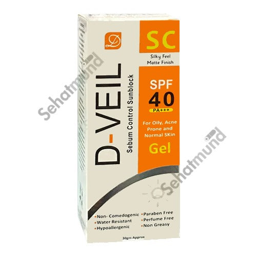 D-Veil Sebum Control Sunblock SPF40 30g