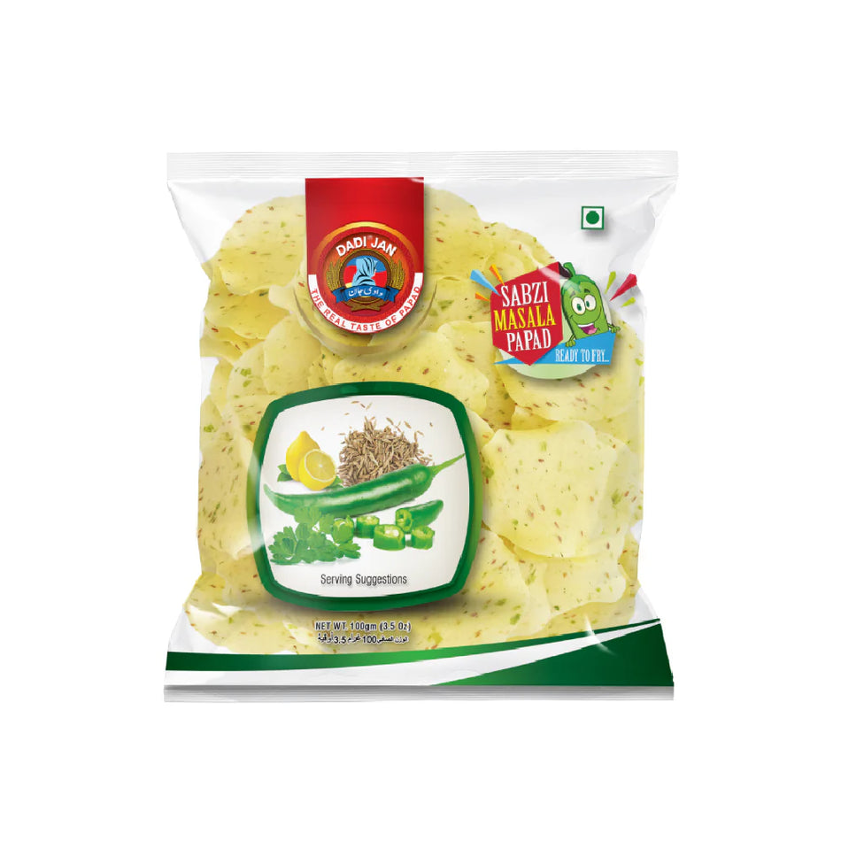Dadi Jan Sabzi Masala Papad 100g