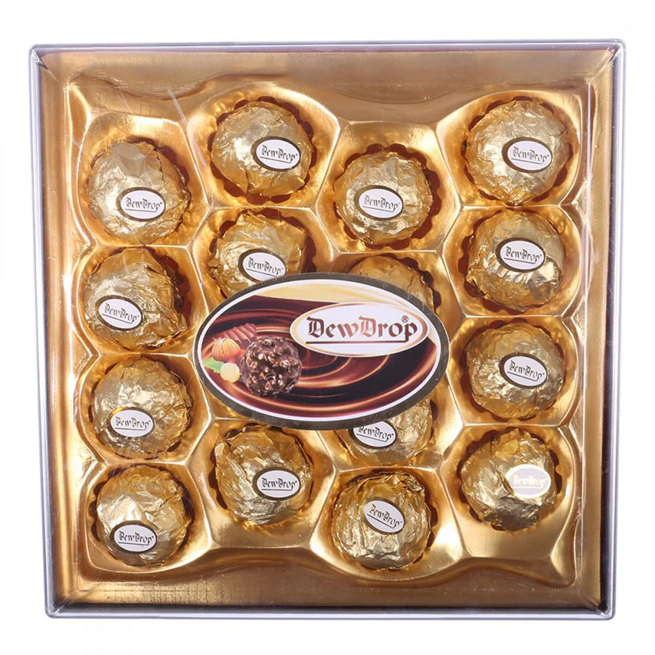 Dew Drop Peanut Chocolate Square Golden S16G 200g