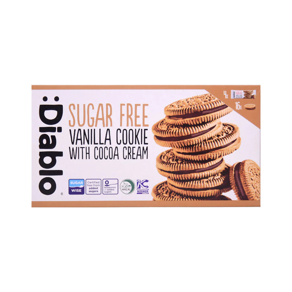 Diablo Biscuit Sugar Free Vanilla Cookie With Cocoa Cream 17g