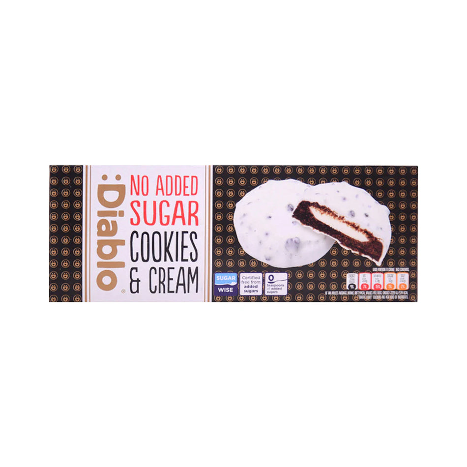 Diablo Cookies Sugar Free Cookies With Cream 128g