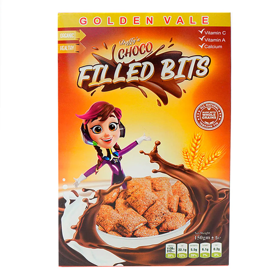 Daffys Choco Filled Bits Cereal 150g