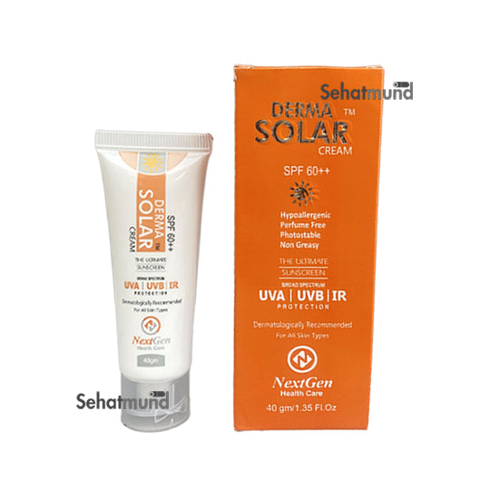 Solar Cream Derma Solar Sunscreen 40g – SehatMund Online Medicine