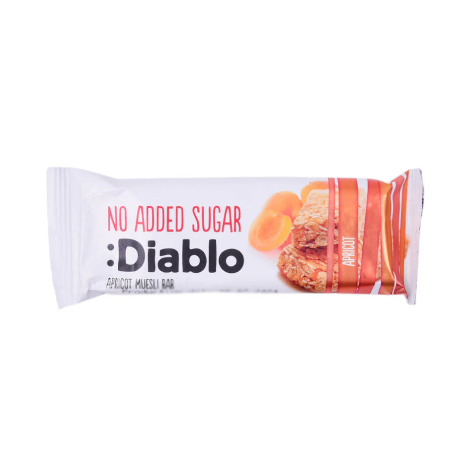 Diablo Bar Sugar Freeapricort Muesli 30g