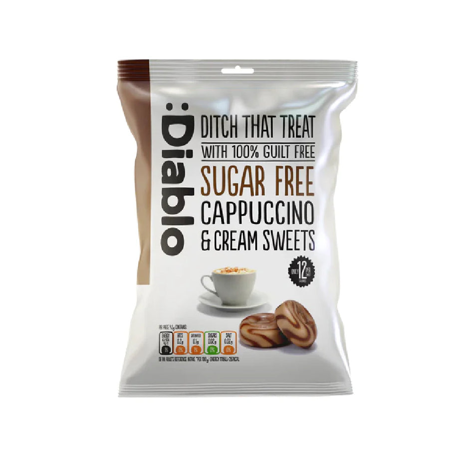 Diablo Candy Cappuccino Cream Sweet Sugar Free 75g