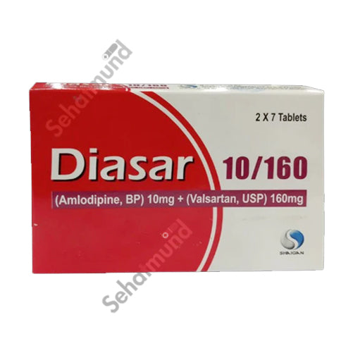 Diasar Tablets 10/160mg