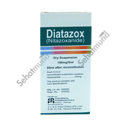 Diatazox 60ml Syrup 100mg/5ml