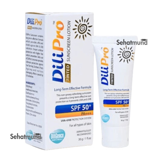 Dilipro Tinted Sunscreen Lotion SPF 50+ 30g