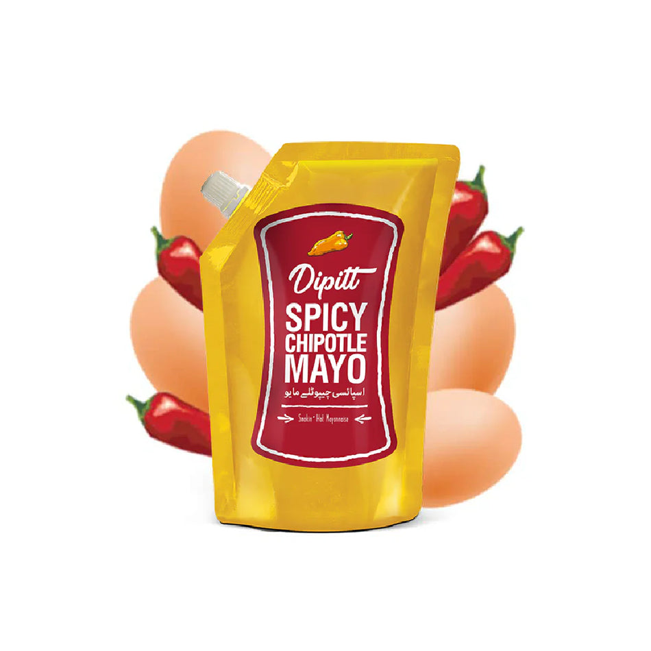 Dipitt Mayo Spicy Smoke & Creamy Pouch 400g