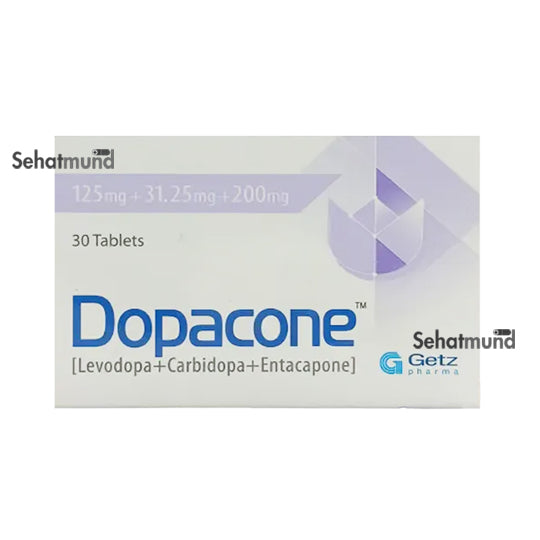Dopacone Tablets 125+31.25+200mg