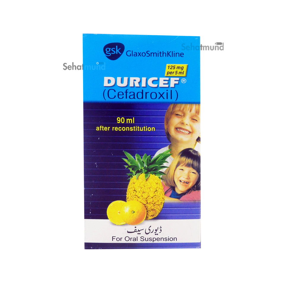 Duricef 125mg Syrup 90ml