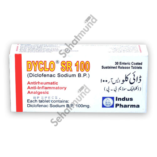 Dyclo Sr Tablets 100mg