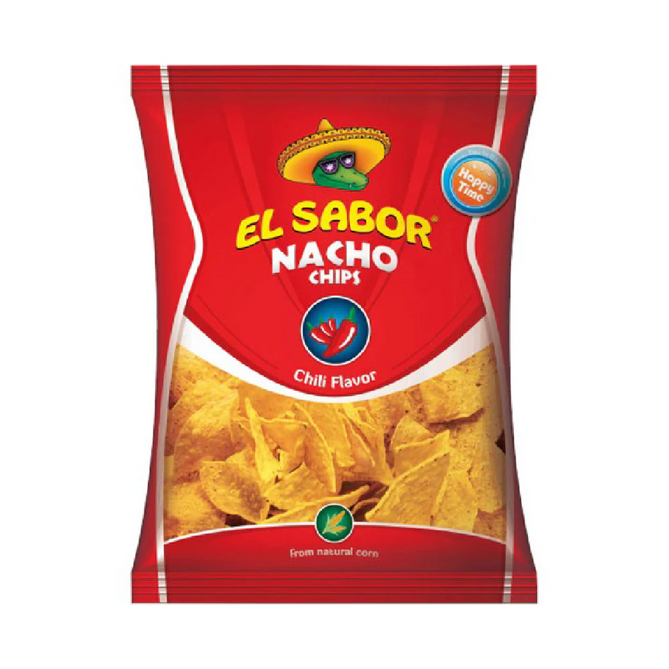 El Sabor Nacho Chips Chili Flavor 100g