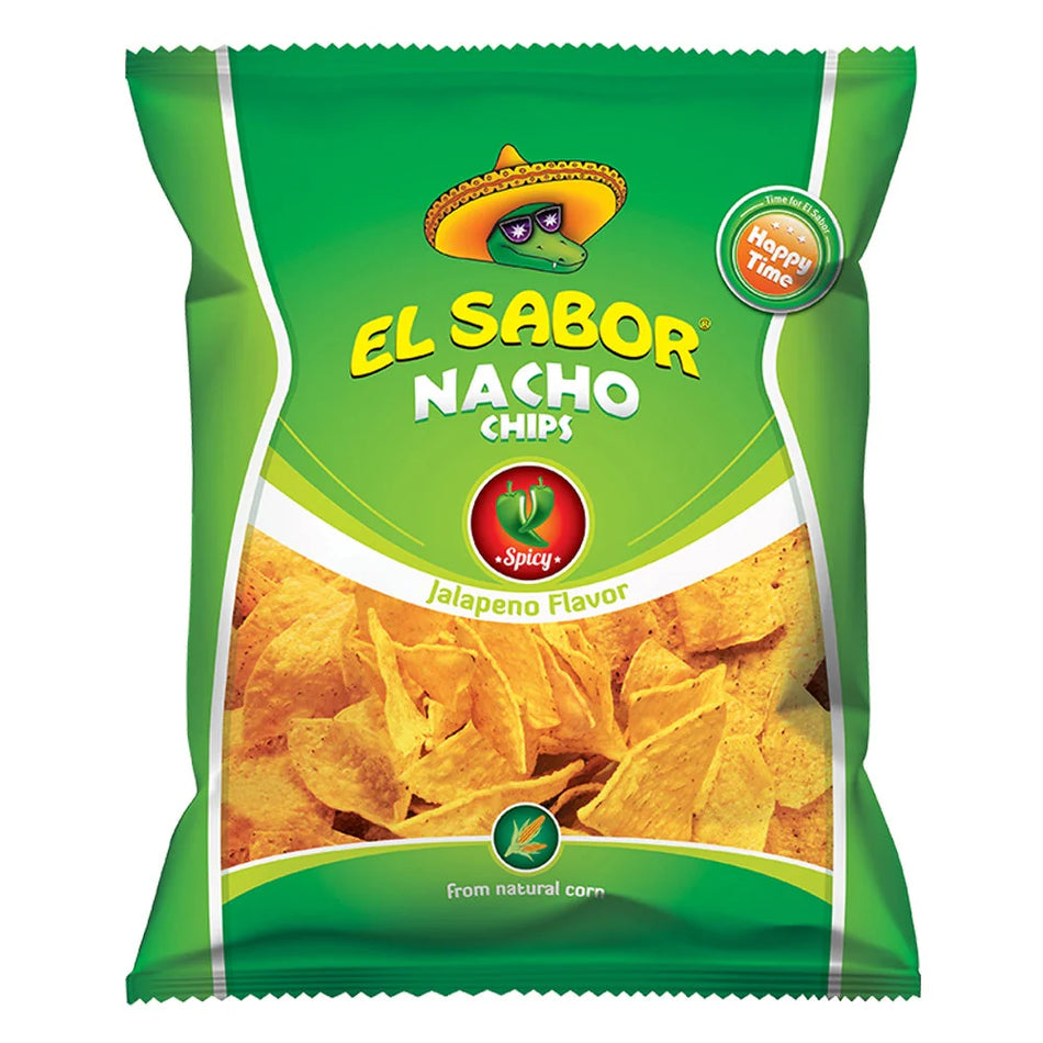 El Sabor Nacho Chips Jalapeno Flavor 100g