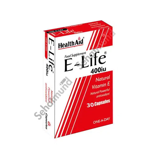 E Life Healthaid Capsules 400IU