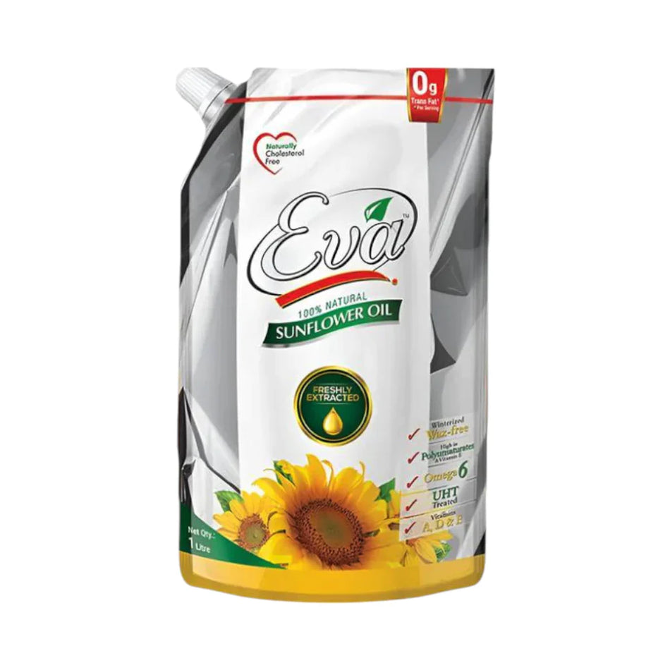 Eva Sunflower Oil Pouch 1 liter