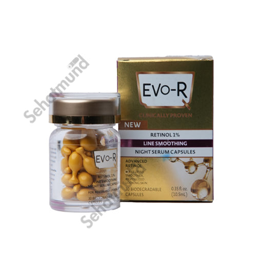EVo-R Retinol 1% Night Serum Capsules – SehatMund Online Medicine