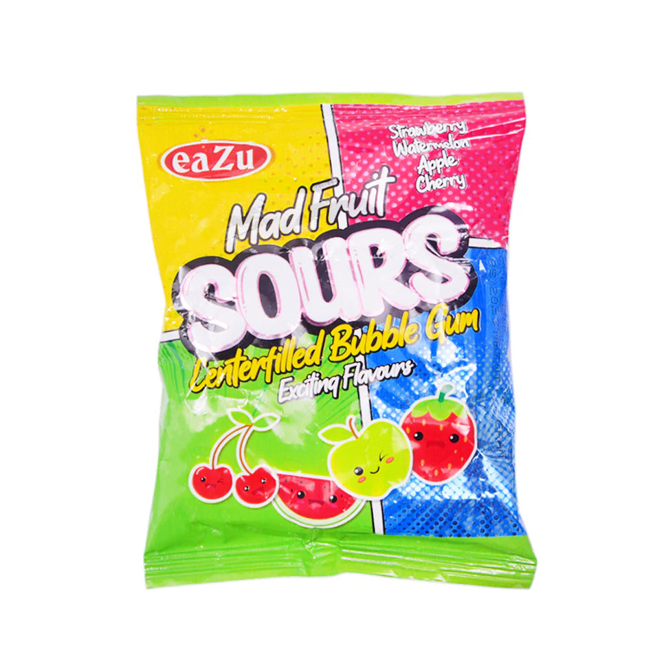Eazu Sour Bubble Gum 18g