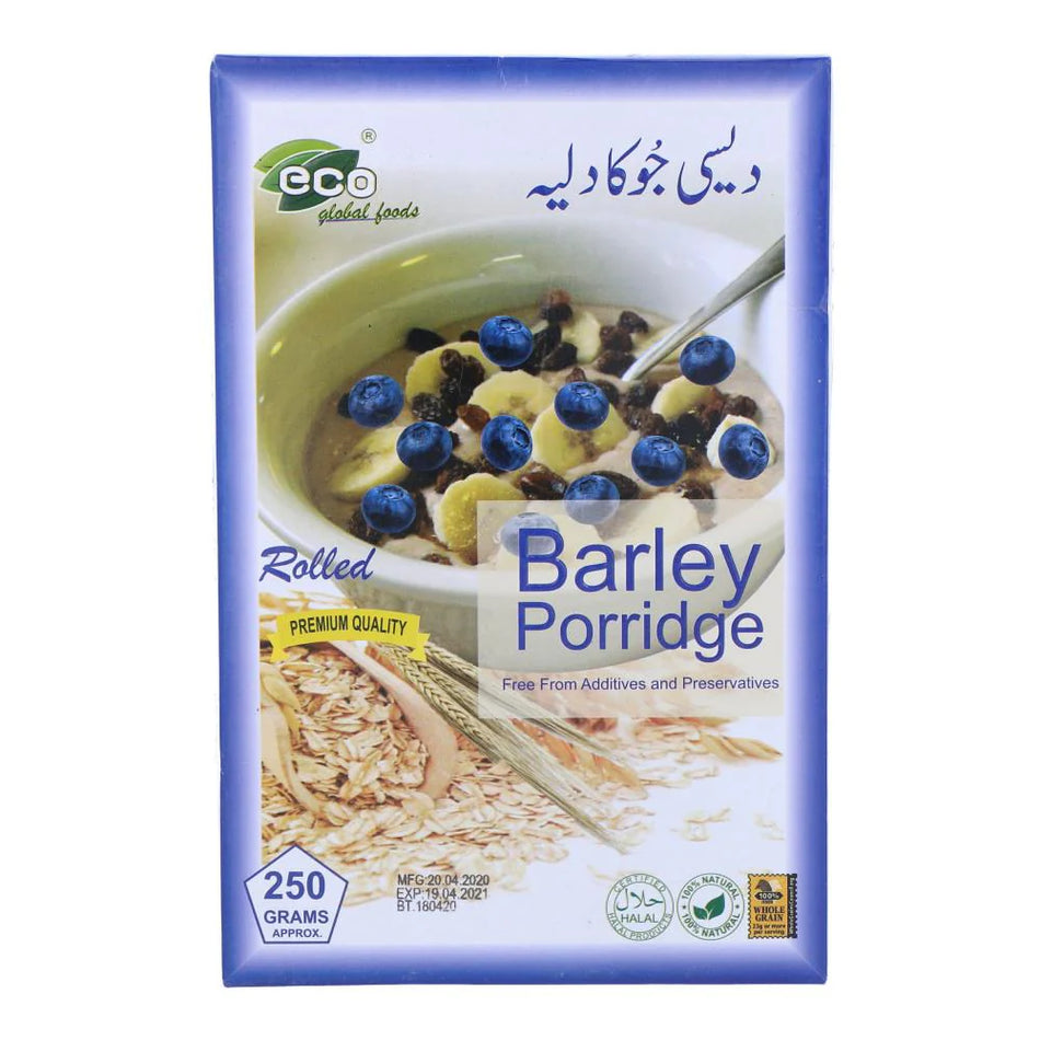 Eco Rolled Barley Porridge 250g
