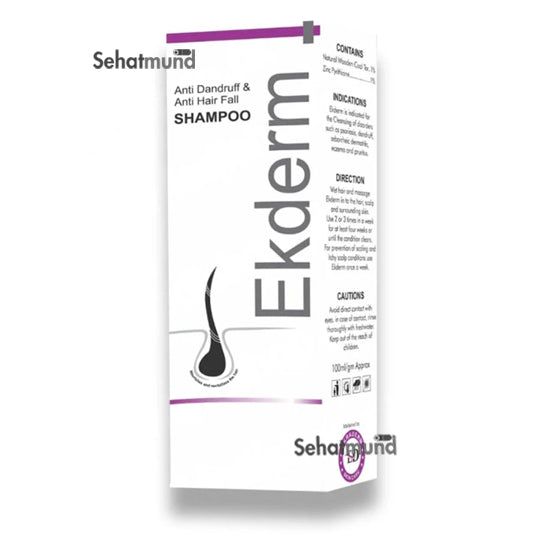 EkDerm Anti Dandruff & Hair Fall Shampoo 100ml