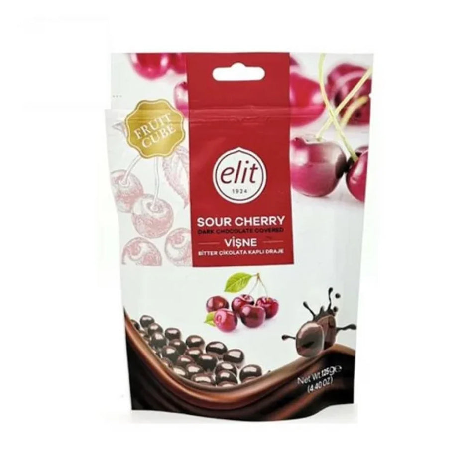 Elit Chocolate Cube Sour Cherry 125g