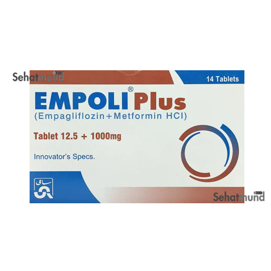 Empoli Plus Tablets 12.5mg+1000mg