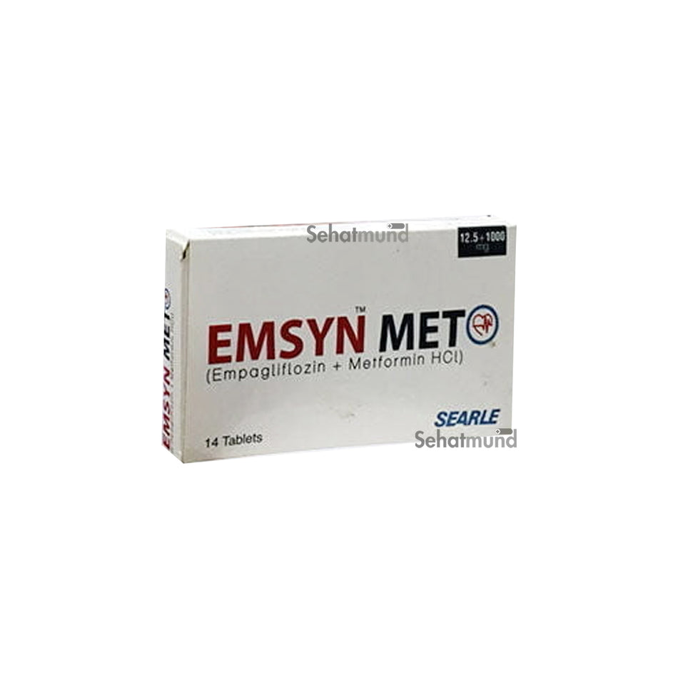 Emsyn Met Tablets 12.5+1000mg