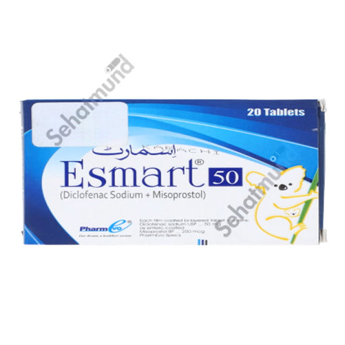 Esmart Tablets  50mg/0.2mg