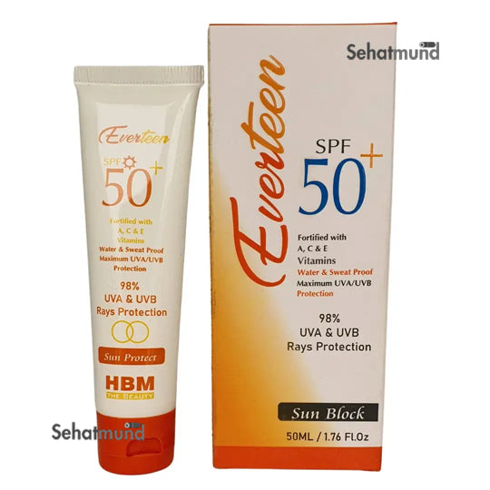 Everteen SPF50+ SunBlock 50ml