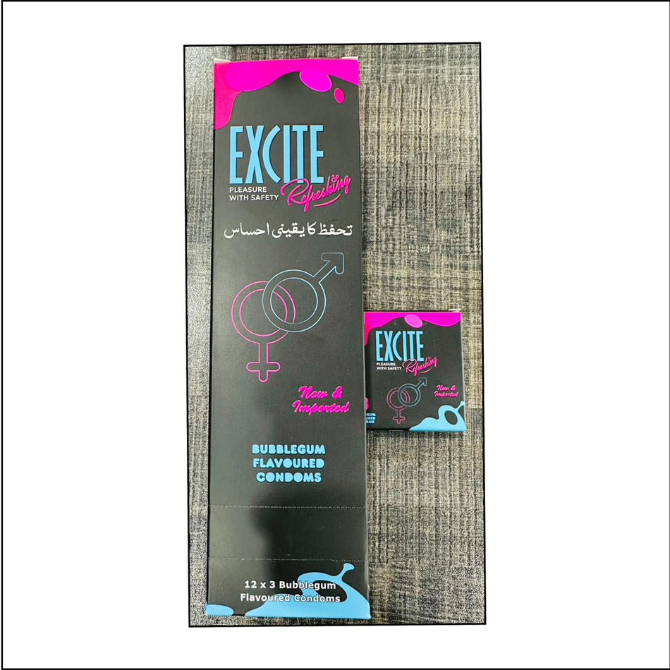 Excite Refreshing Condom 3's
