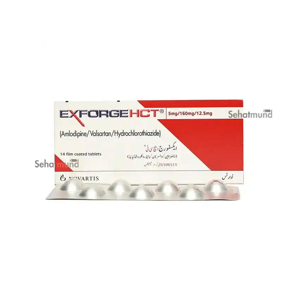 Exforge Hct Tablets 5/160/12.5mg