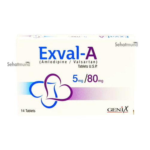 Exval-A  Tablets 5mg/80mg