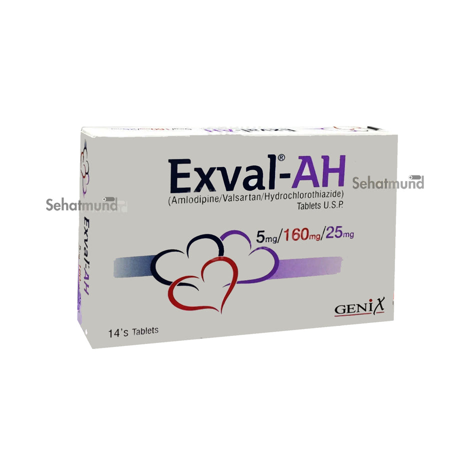 Exval-AH Tablets  5/160/25mg