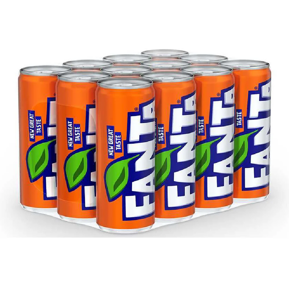 Fanta Orange Local Can 250ml Carton