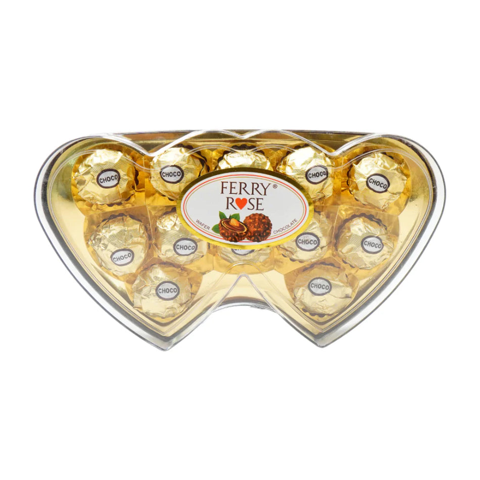 Ferry Rose Chocolate Double Heart T12 150g