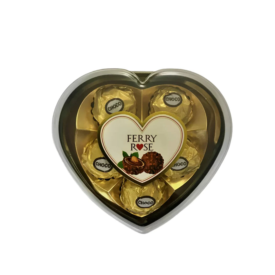 Ferry Rose Chocolate Heart Shape Box T-5 62.5g