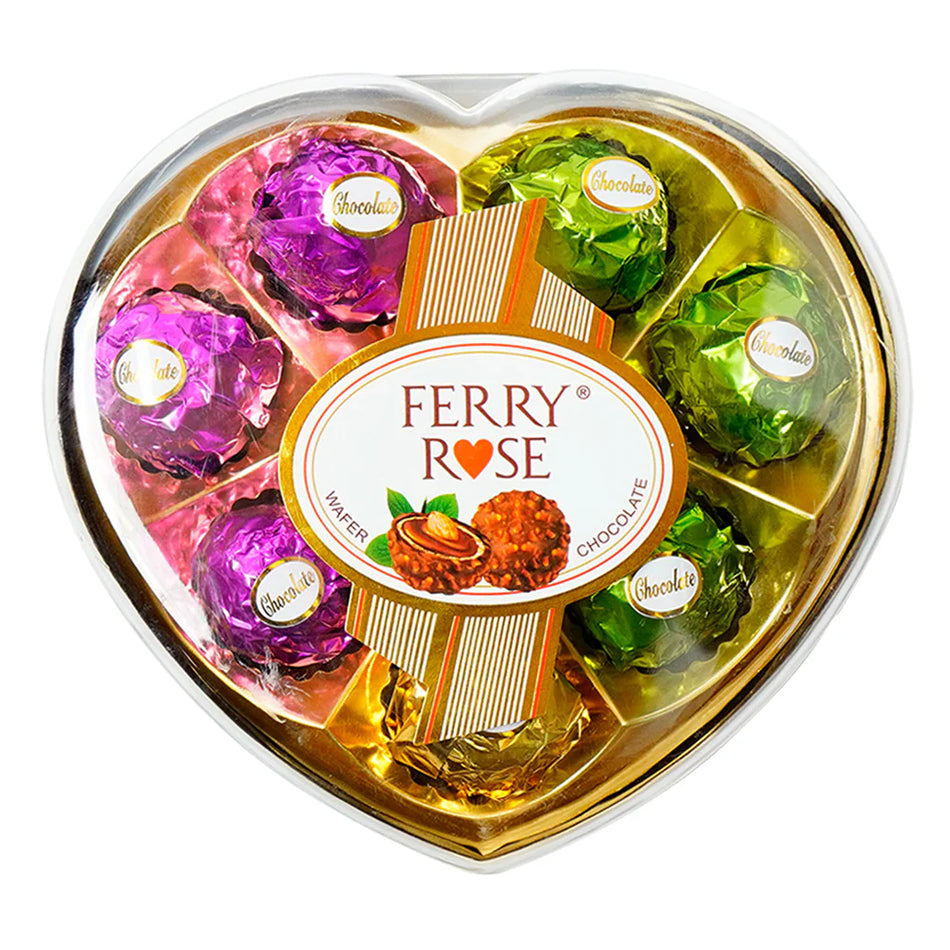 Ferry Rose Chocolate Heart Shape Box T-8 100g
