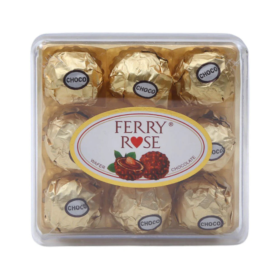 Ferry Rose Chocolate Square Shape T9 112.5g
