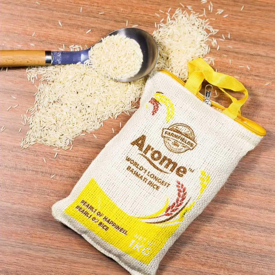 FF Arome Basmati Rice Steam 3X 1 kg – Yellow