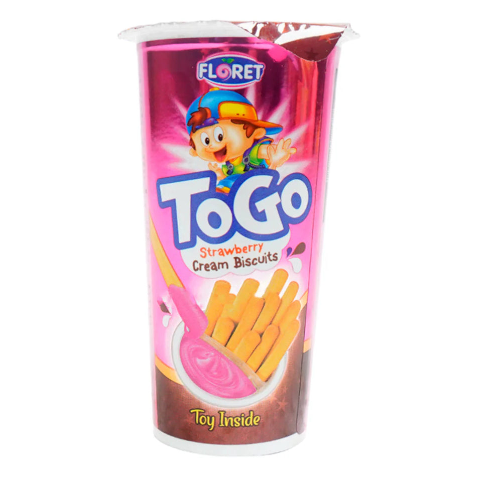 Floret Togo Strawberry Stick Biscuit 40g